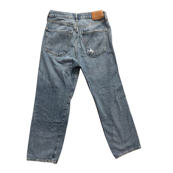 Citizens Of Humanity Emery Crop Denim Jeans Size 26 Button Fly Medium Wash - Picture 6 of 7